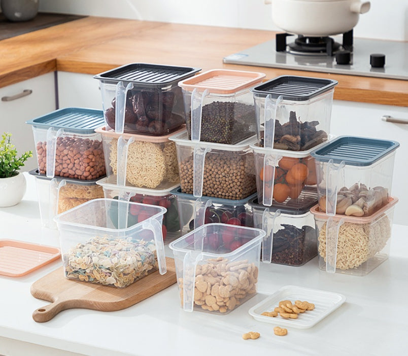 refrigerator crisper drawers organizing fruits and vegetables in fridge – PP food storage containers
