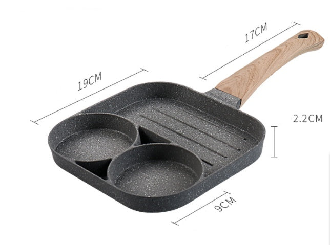 4 Egg Frying Pan – Nonstick Breakfast Pan