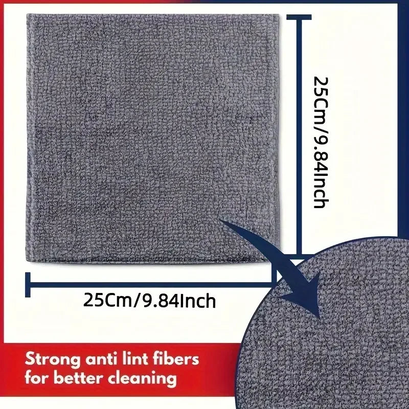Microfiber Cleaning Cloths – Lint-Free, Reusable & Absorbent