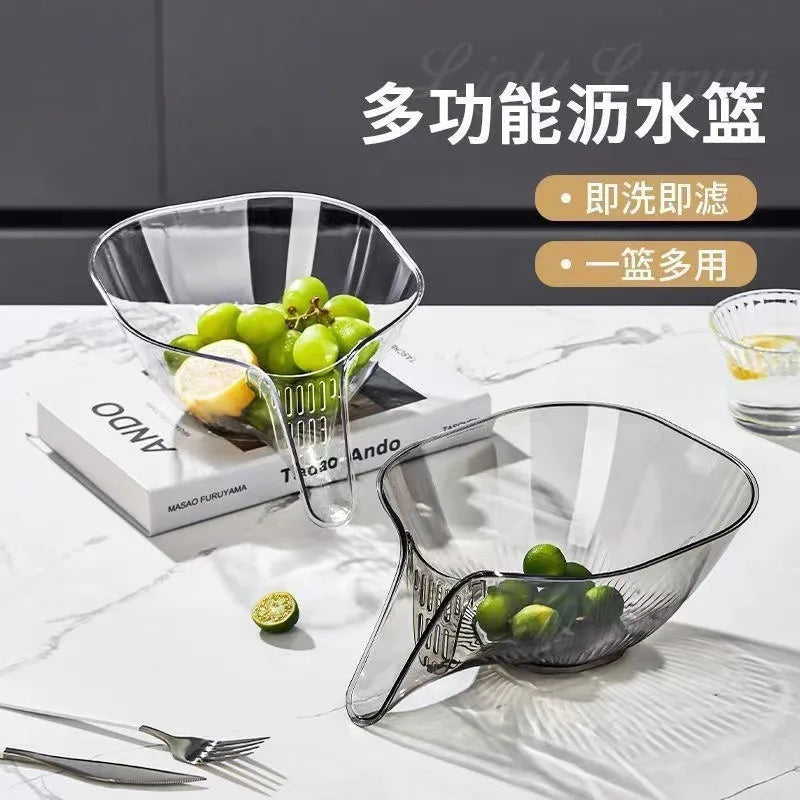 Multifunctional Drain Basket & Sink Strainer – Dry & Wet Separation
