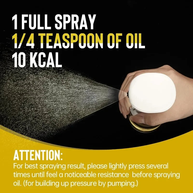 Oil Spray Bottle – Refillable Mist Sprayer for Cooking & BBQ