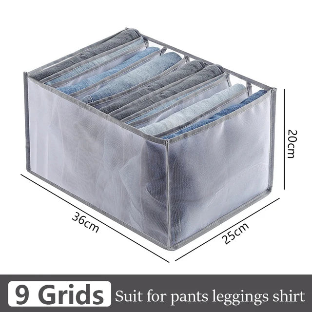 Foldable Clothing & Jeans Storage Organizer – Drawer & Closet Box