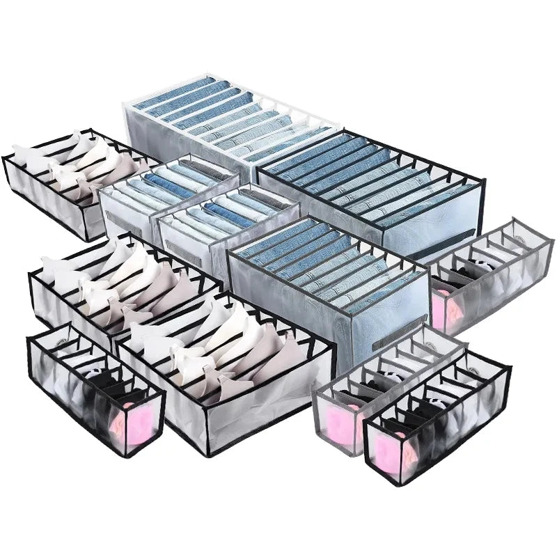 Foldable Clothing & Jeans Storage Organizer – Drawer & Closet Box