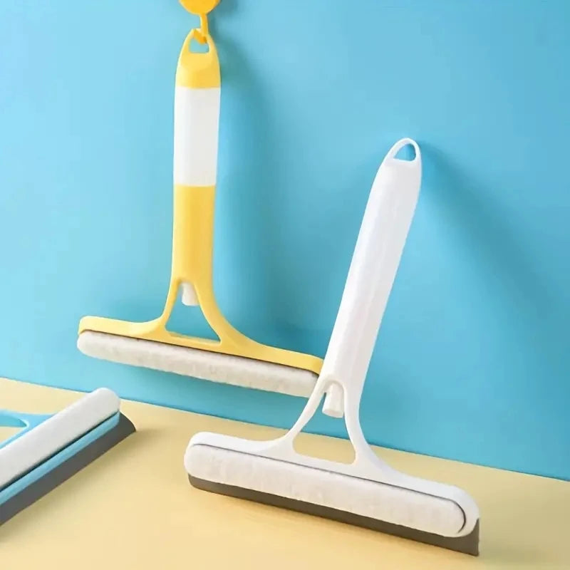 3-in-1 Window & Glass Scraper – Squeegee with Water Spray
