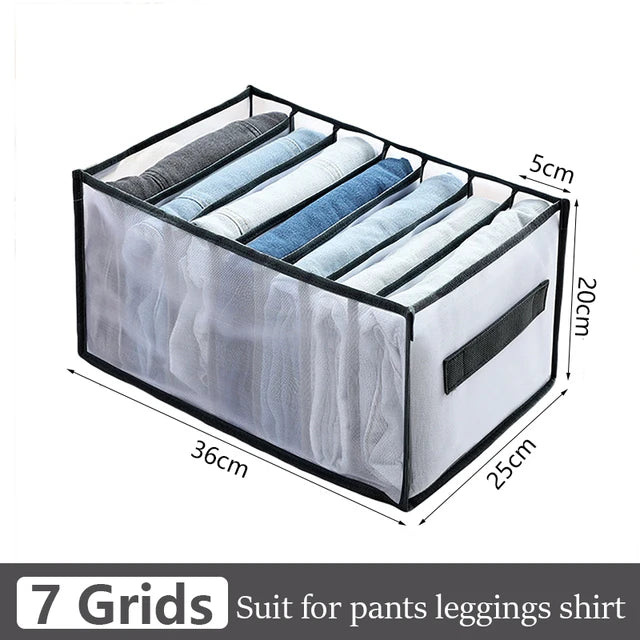 Foldable Clothing & Jeans Storage Organizer – Drawer & Closet Box