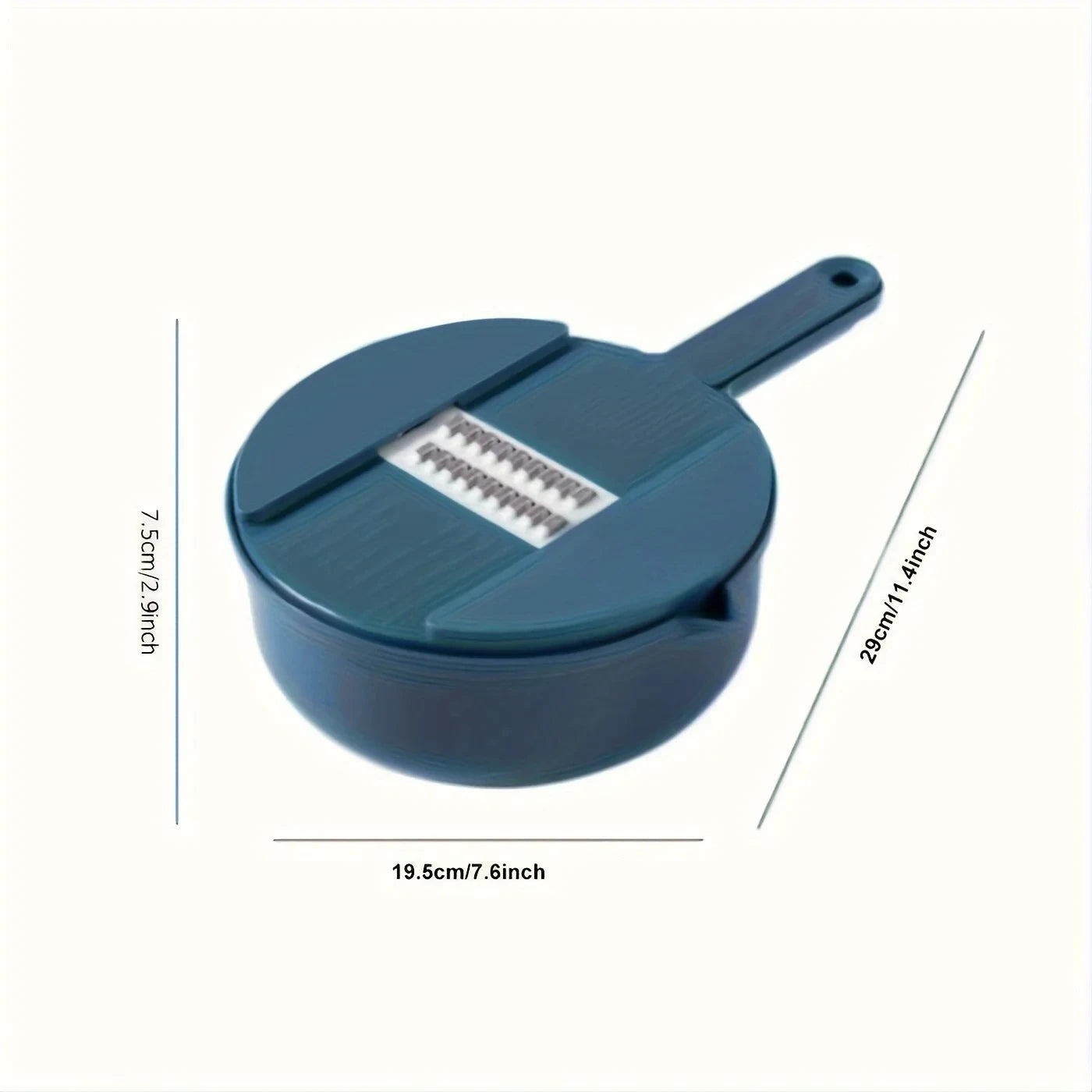 9-in-1 Vegetable Cutter, Slicer & Grater – Manual Multi-functional Kitchen Tool