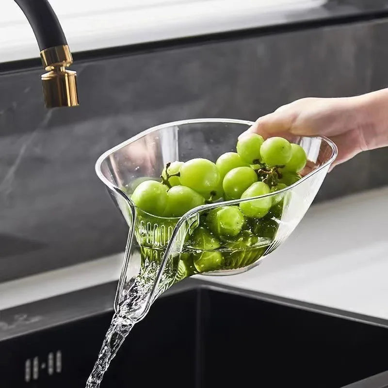 Multifunctional Drain Basket & Sink Strainer – Dry & Wet Separation