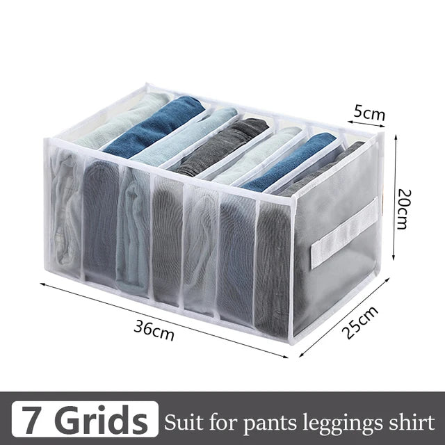 Foldable Clothing & Jeans Storage Organizer – Drawer & Closet Box