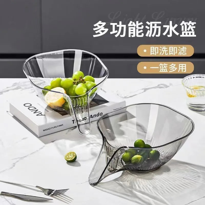 Multifunctional Drain Basket & Sink Strainer – Dry & Wet Separation