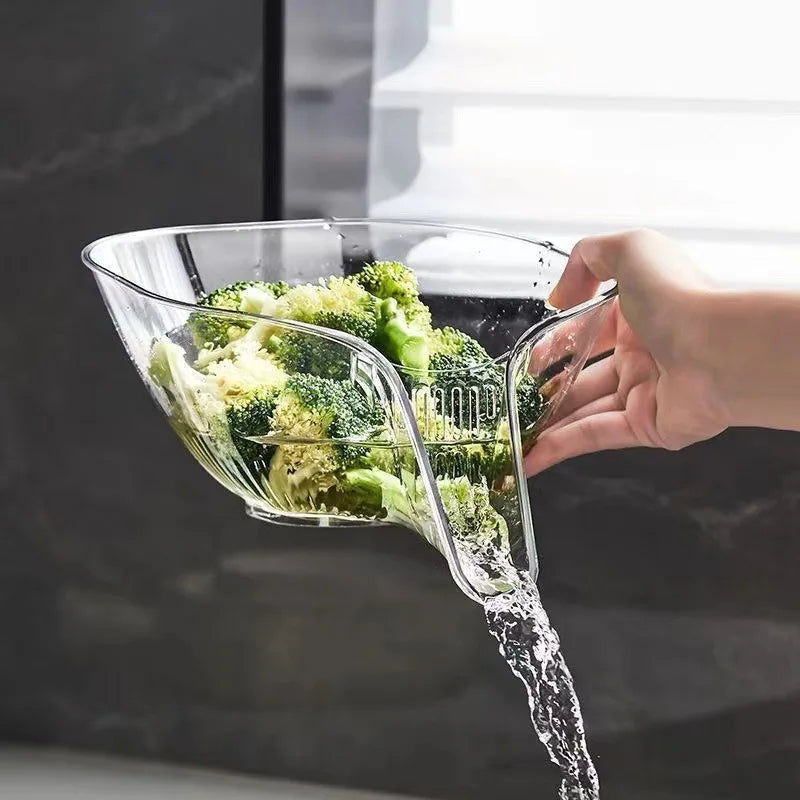 Multifunctional Drain Basket & Sink Strainer – Dry & Wet Separation