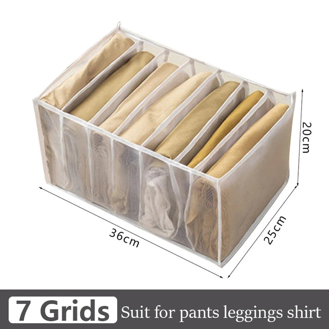 Foldable Clothing & Jeans Storage Organizer – Drawer & Closet Box