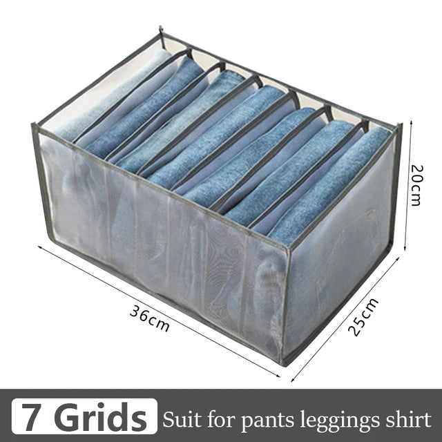 Foldable Clothing & Jeans Storage Organizer – Drawer & Closet Box