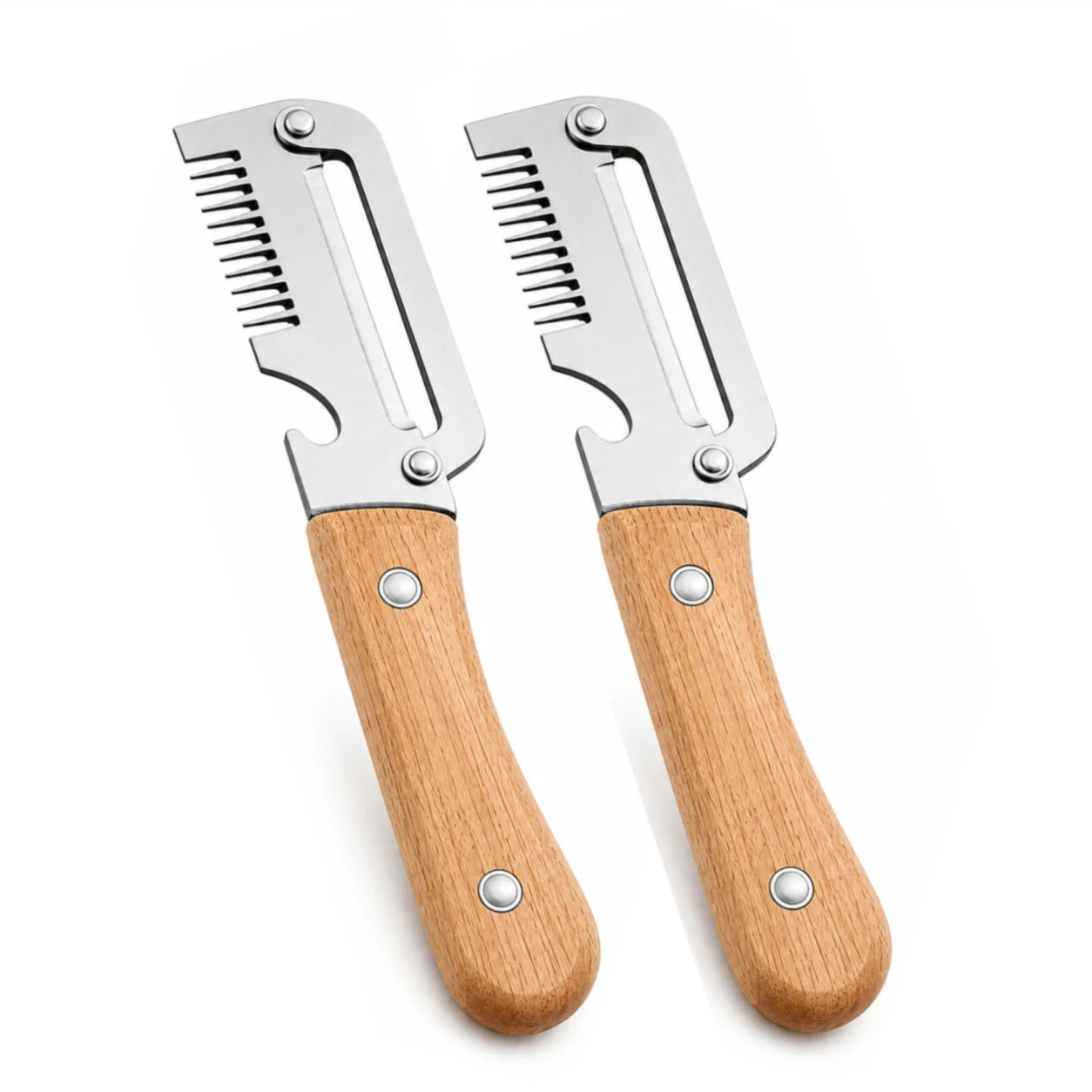 3-in-1 Stainless Steel Peeler, Slicer & Shredder – Multifunctional Kitchen Tool