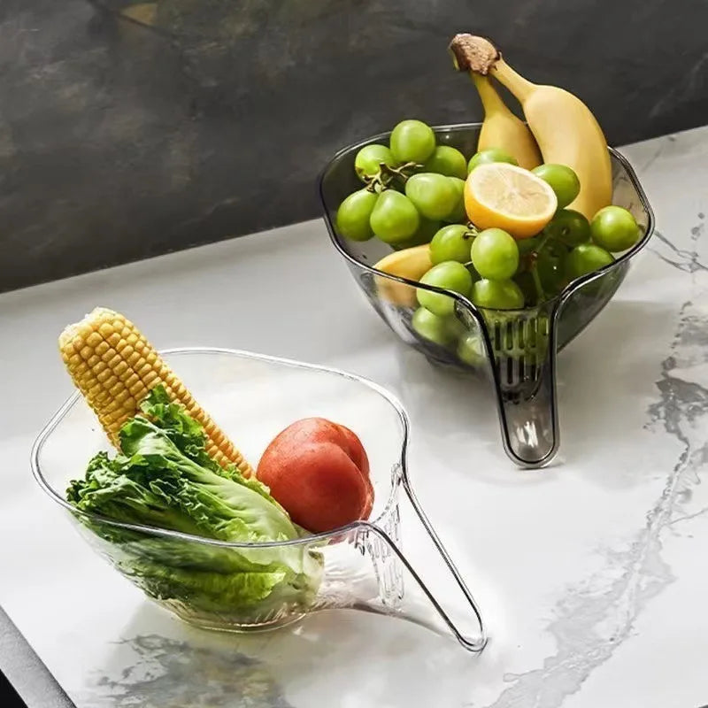 Multifunctional Drain Basket & Sink Strainer – Dry & Wet Separation