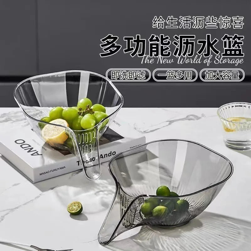Multifunctional Drain Basket & Sink Strainer – Dry & Wet Separation