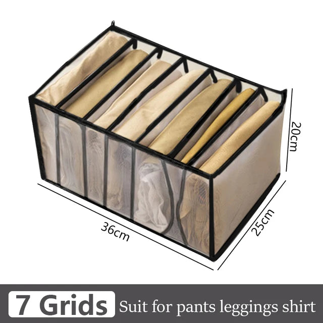 Foldable Clothing & Jeans Storage Organizer – Drawer & Closet Box