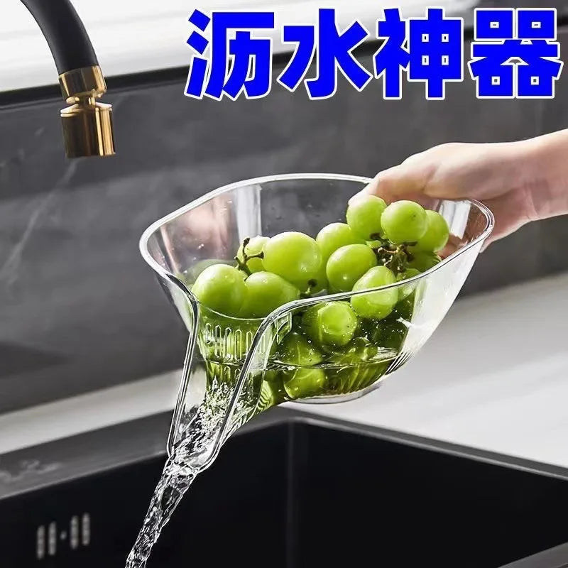 Multifunctional Drain Basket & Sink Strainer – Dry & Wet Separation