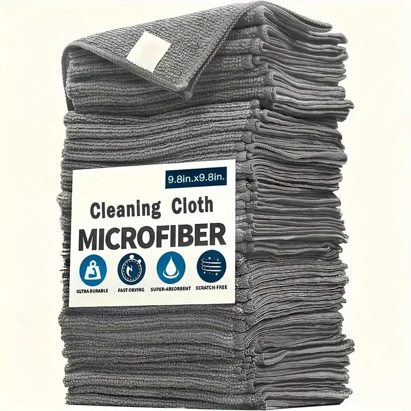 Microfiber Cleaning Cloths – Lint-Free, Reusable & Absorbent