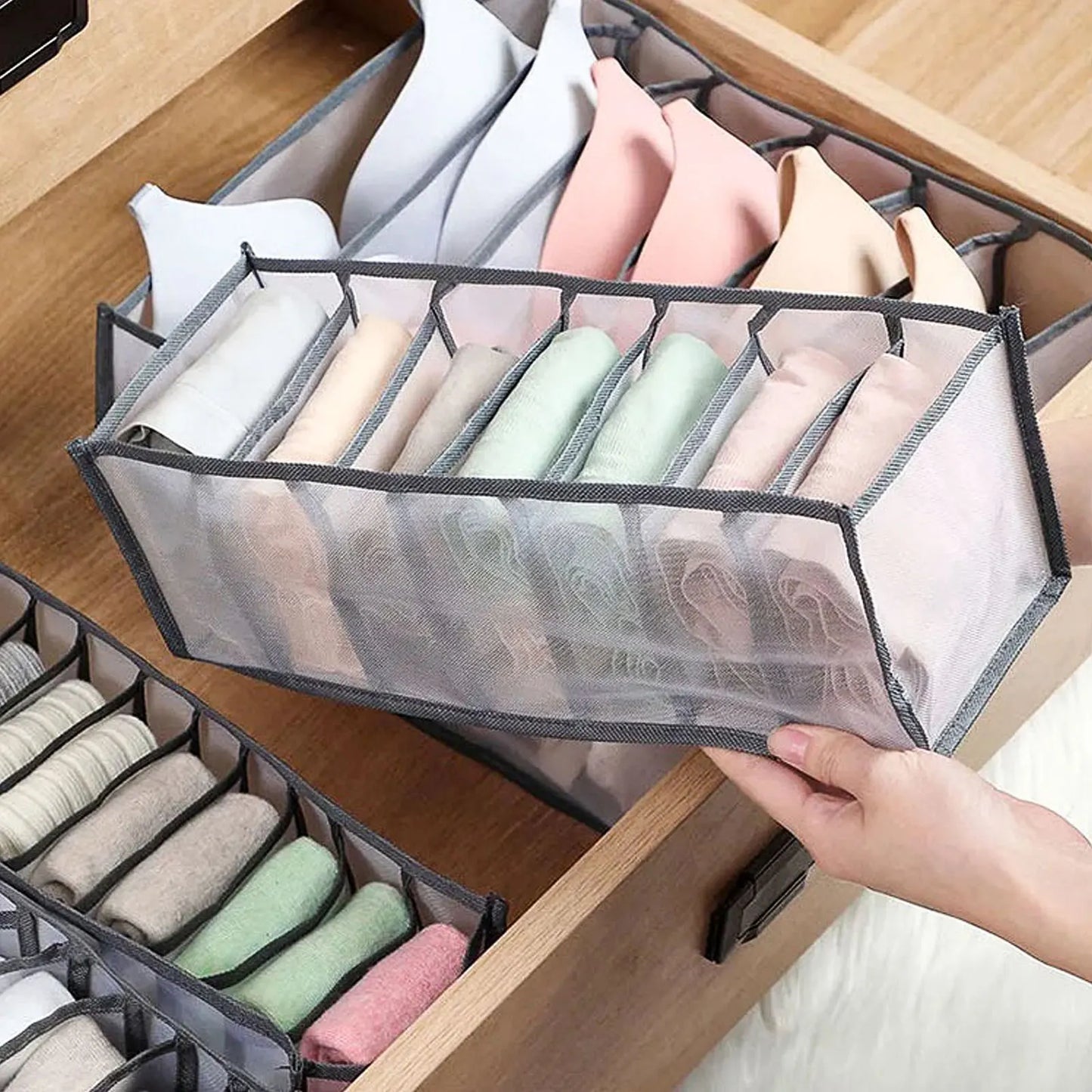 Foldable Clothing & Jeans Storage Organizer – Drawer & Closet Box