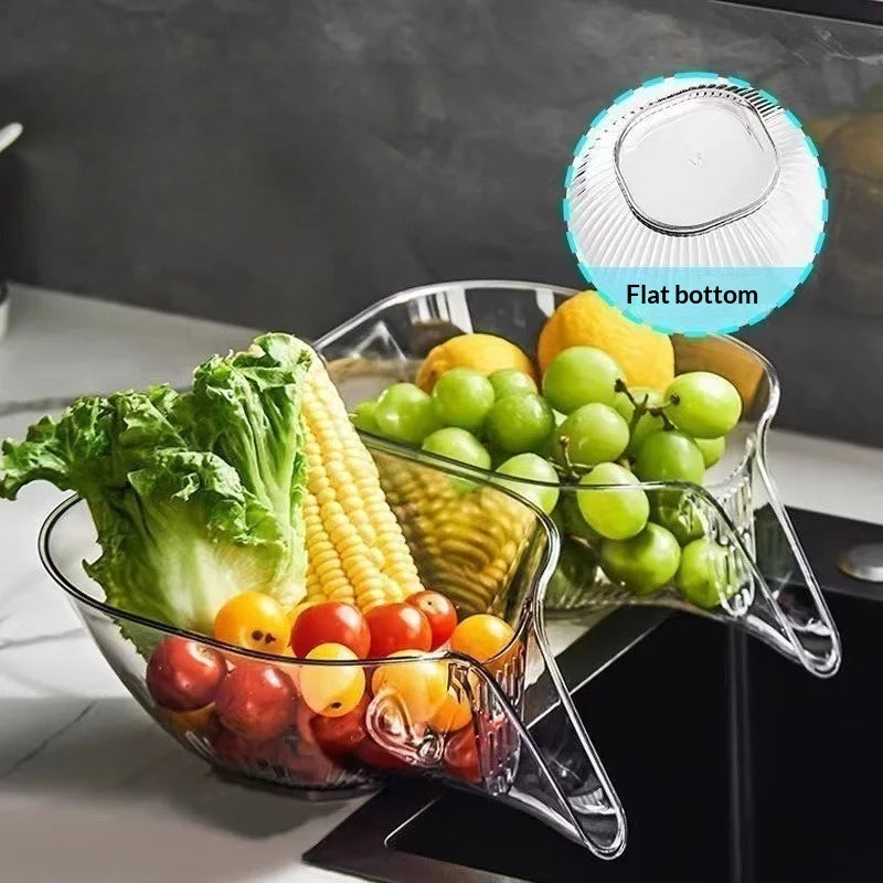 Multifunctional Drain Basket & Sink Strainer – Dry & Wet Separation
