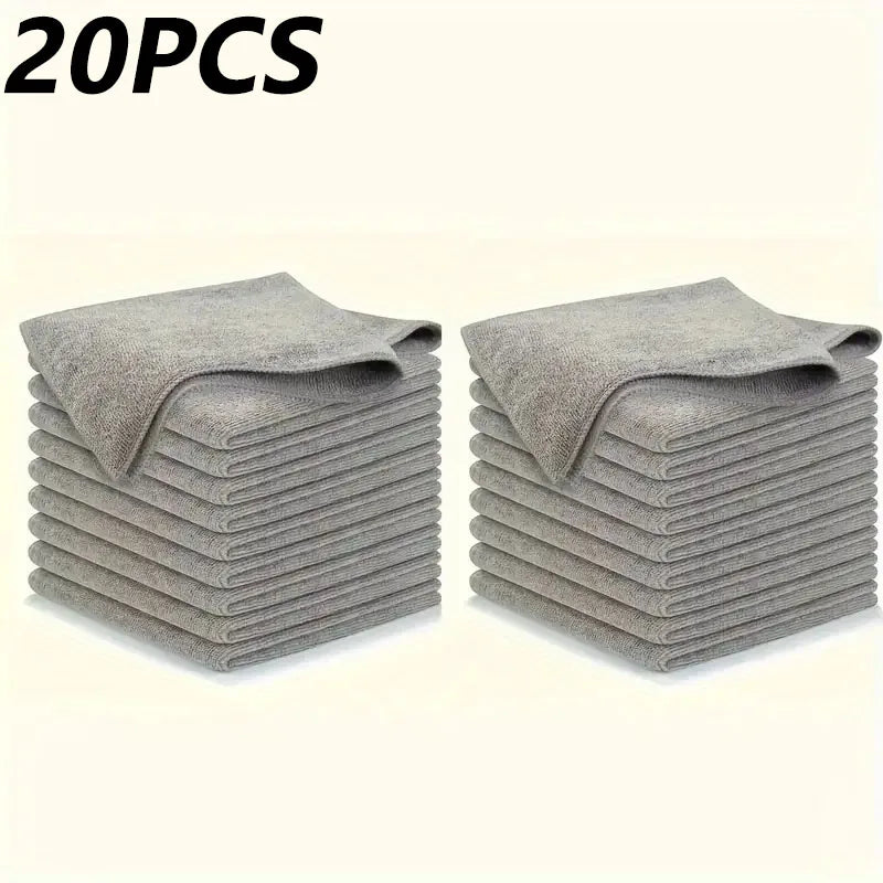 Microfiber Cleaning Cloths – Lint-Free, Reusable & Absorbent