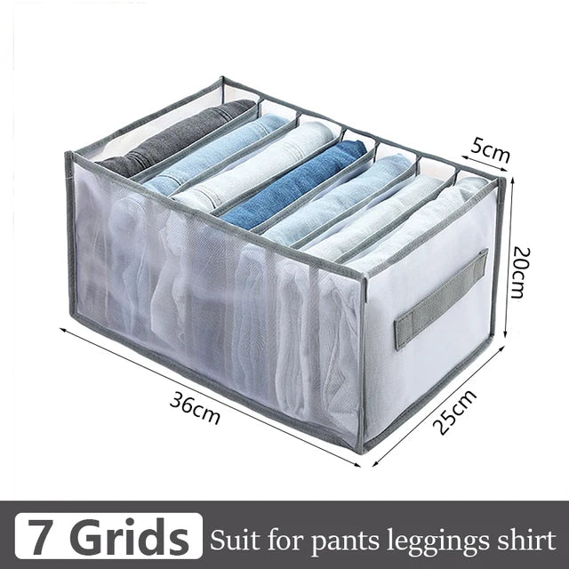 Foldable Clothing & Jeans Storage Organizer – Drawer & Closet Box