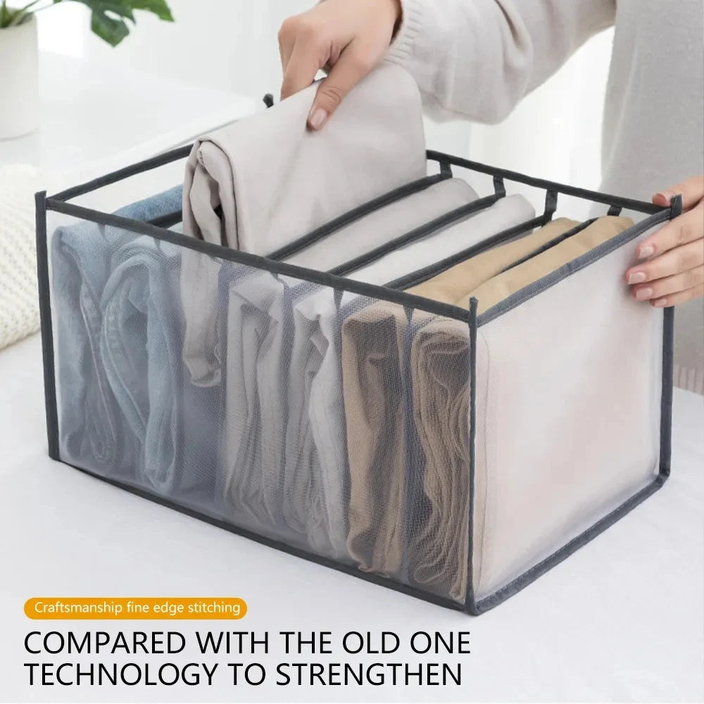 Foldable Clothing & Jeans Storage Organizer – Drawer & Closet Box