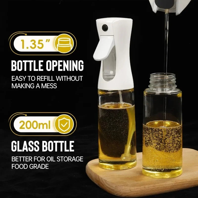 Oil Spray Bottle – Refillable Mist Sprayer for Cooking & BBQ