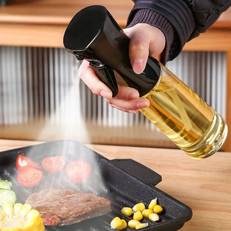 Oil Spray Bottle – Refillable Mist Sprayer for Cooking & BBQ