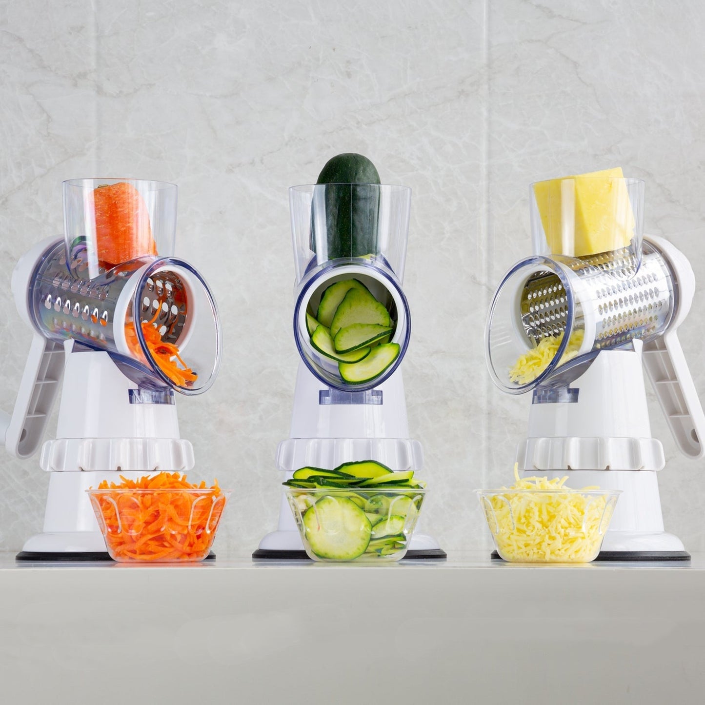 Vegetable Slicer Grater – Julienne, Slice & Grate