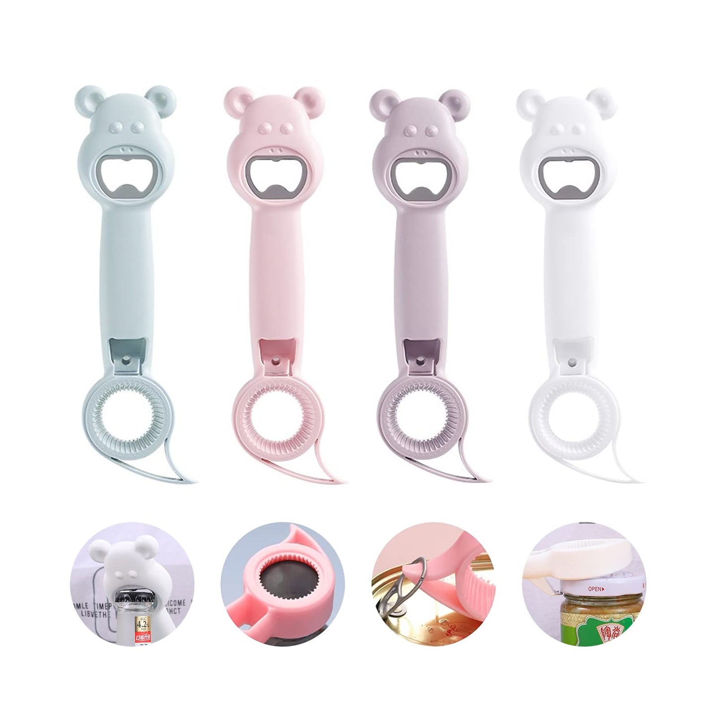 Bear Bottle Opener – Can & Jar Lid Opener